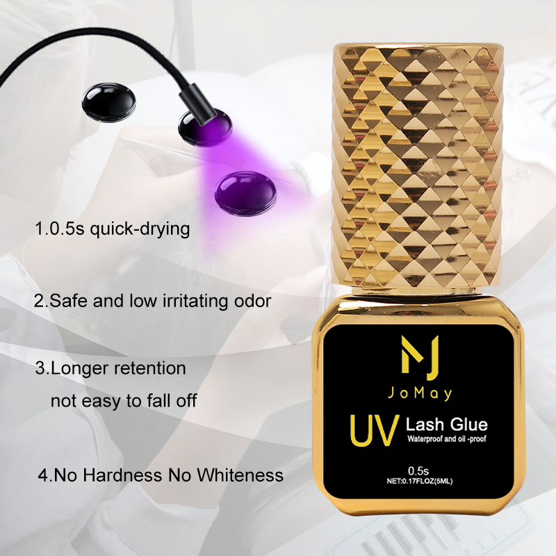 Eyelash Extension Uv - กาวติดขนตาปลอม JOMAY 5 มล. แห้งเร็ว 0.5