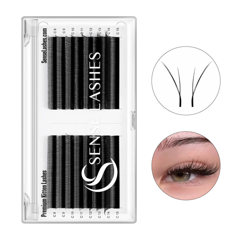 Eyelash Extension C Curl - ขนตาปลอม SENSE LASHES Fox YY Shape