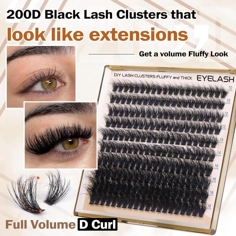 ขนตาปลอมแบบหนาฟู รุ่นใหม่ DIY  - Eyelash Extension Cluster บทวิจารณ์และราคา