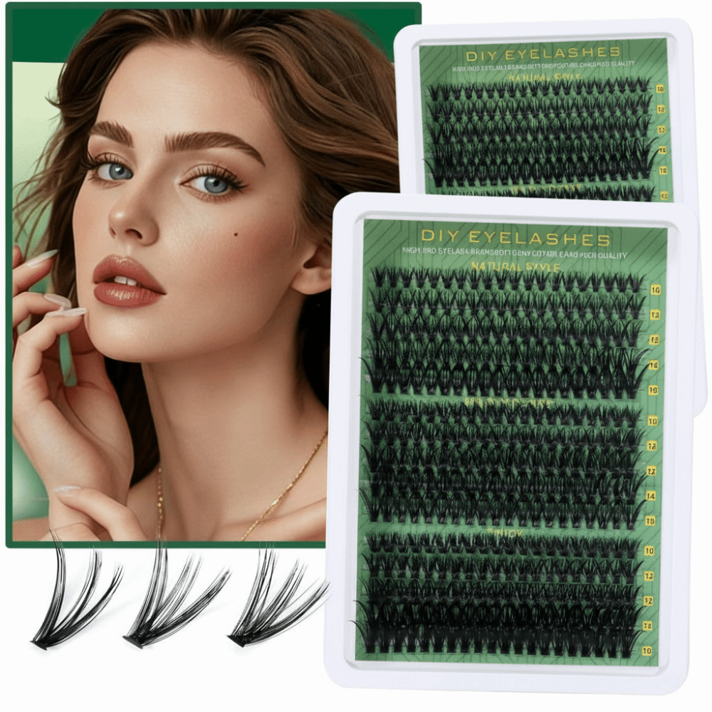 ชุดต่อขนตาปลอมแบบธรรมชาติ ดีไซ - Eyelash Extension Cluster บทวิจารณ์และราคา
