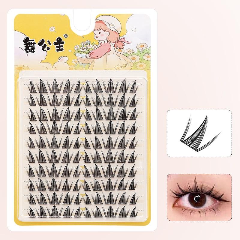 ขนตาปลอมแบบช่อ 10 แถว ขนาด 8-1 - Eyelash Extension Cluster บทวิจารณ์และราคา