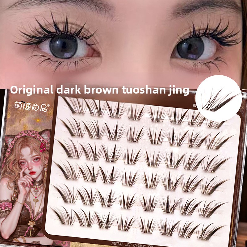 ขนตาปลอมแบบกลุ่มสีดำน้ำตาล ไม่ - Eyelash Extension Uv Glue บทวิจารณ์และราคา