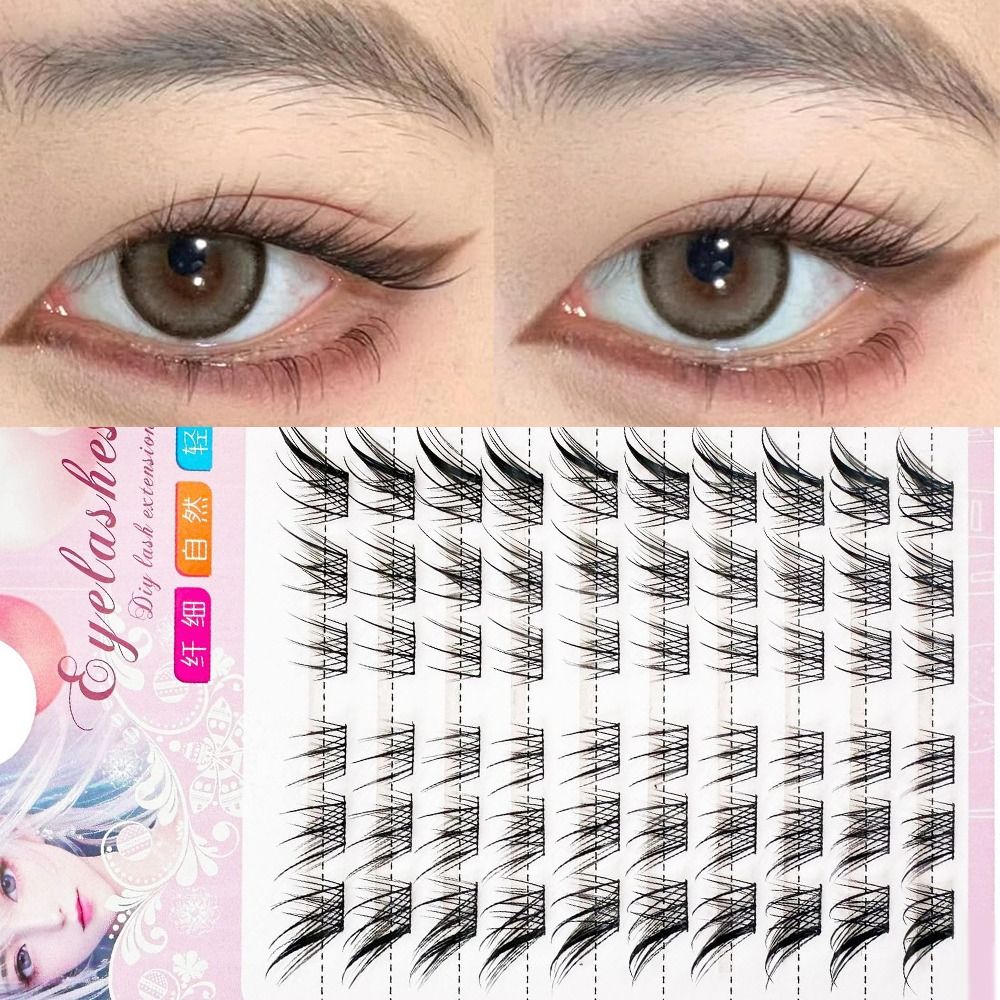 ขนตาปลอมแบบกลุ่ม 3 มิติ ทรงแคท - Eyelash Extension C Curl บทวิจารณ์และราคา