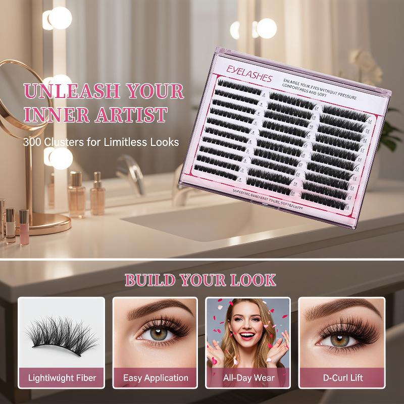 ขนตาปลอมแบบกลุ่ม 30 แถว ขนาด 8 - Eyelash Extension Cluster บทวิจารณ์และราคา