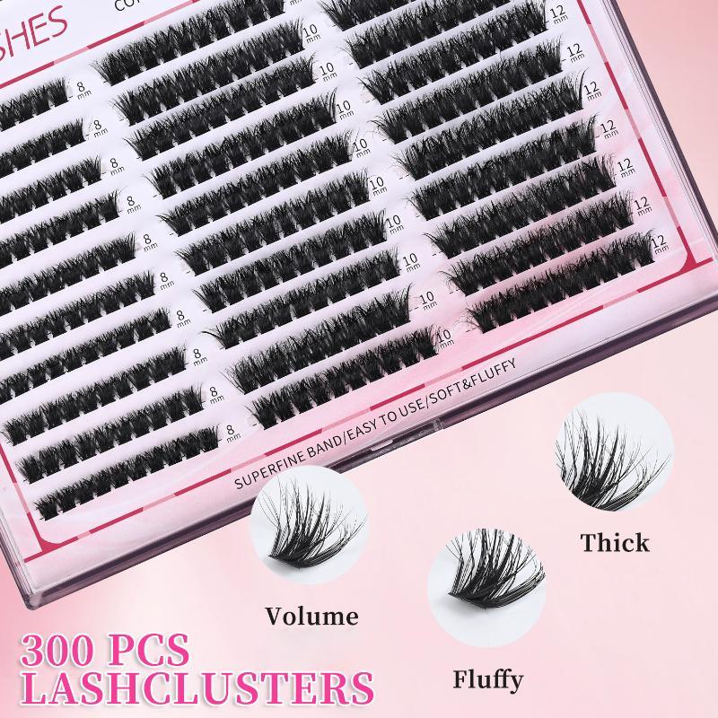 ขนตาปลอมแบบกลุ่ม 30 แถว ขนาด 8 - Eyelash Extension Cluster บทวิจารณ์และราคา