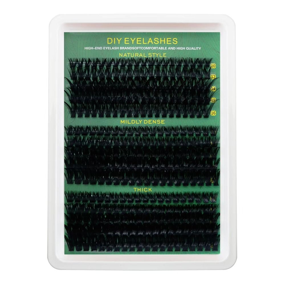 ขนตาปลอมแบบธรรมชาติ ติดแน่น ทน - Eyelash Extension Cluster บทวิจารณ์และราคา