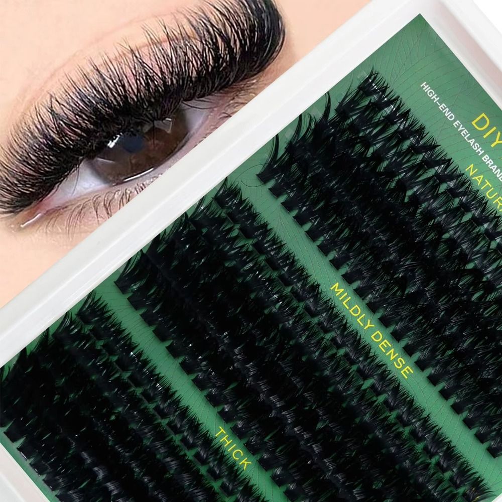 ขนตาปลอมแบบธรรมชาติ ติดแน่น ทน - Eyelash Extension Cluster บทวิจารณ์และราคา