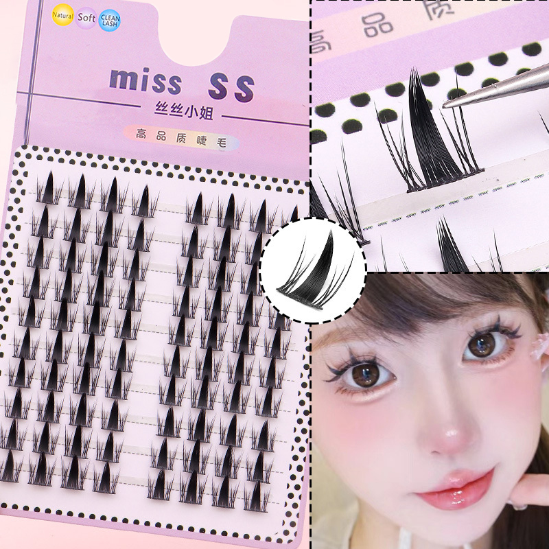ขนตาปลอมแบบซิมูเลชั่น คอมมิคเอ - Eyelash Extension Cluster บทวิจารณ์และราคา