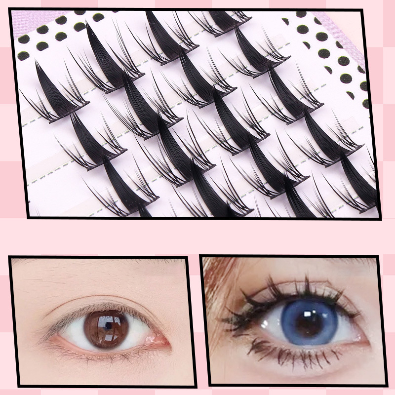 ขนตาปลอมแบบซิมูเลชั่น คอมมิคเอ - Eyelash Extension Cluster บทวิจารณ์และราคา