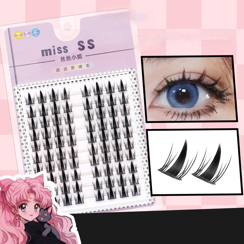 ขนตาปลอมแบบซิมูเลชั่น คอมมิคเอ - Eyelash Extension Cluster บทวิจารณ์และราคา