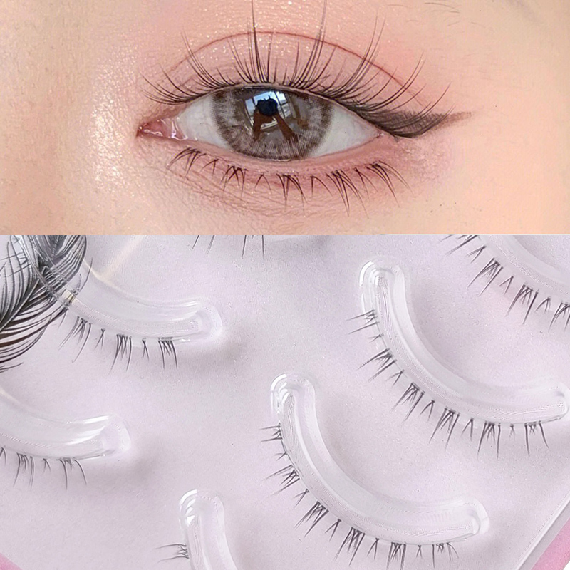 5 คู่ Clear Band ขนตาล่าง Hand - Eyelash Extension Douyin บทวิจารณ์และราคา