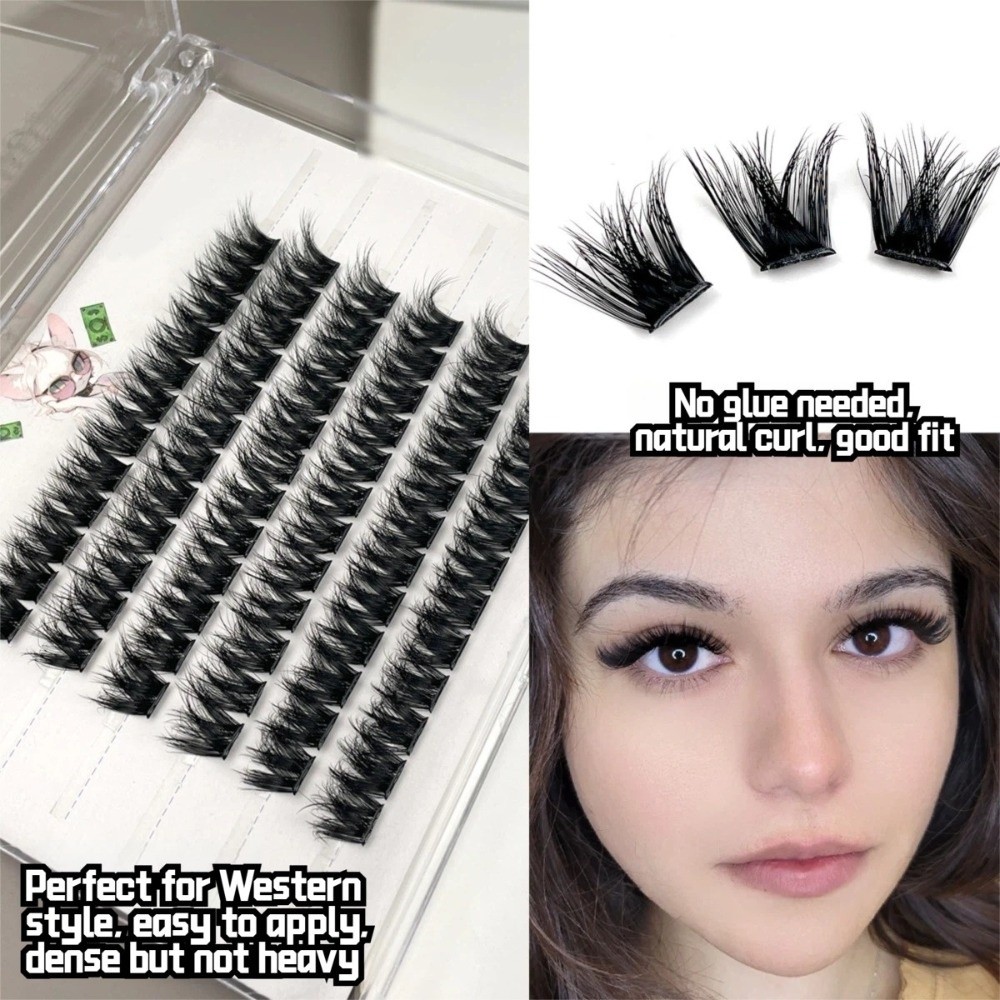 ขนตาปลอมความยาว 14 มม. พร้อมกา - Eyelash Extension Cluster บทวิจารณ์และราคา