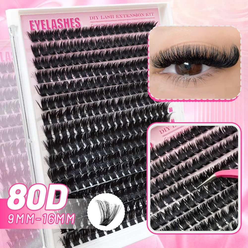 ชุดต่อขนตาปลอมแบบธรรมชาติ ดีไซ - Eyelash Extension Cluster บทวิจารณ์และราคา