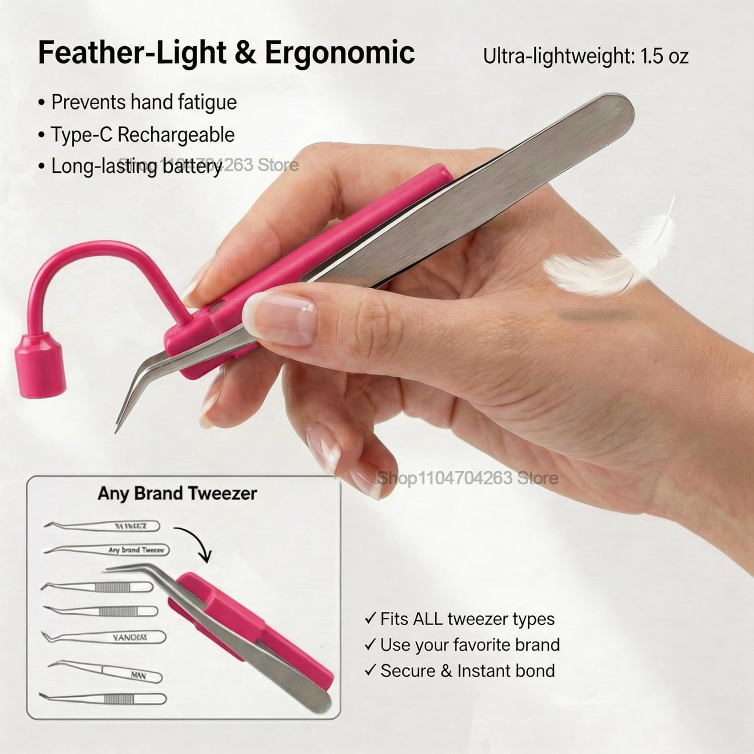 ไฟยูวีสำหรับต่อขนตาขนาดเล็ก 18 - Eyelash Extension Uv บทวิจารณ์และราคา