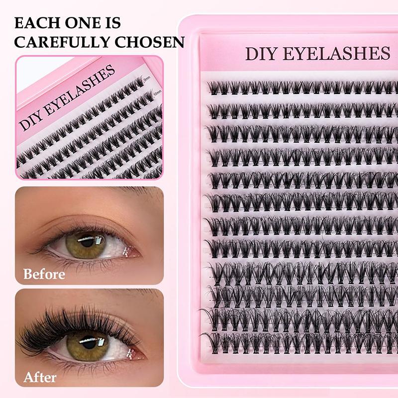 ชุดต่อขนตาแบบธรรมชาติ Natural  - Eyelash Extension Cluster บทวิจารณ์และราคา