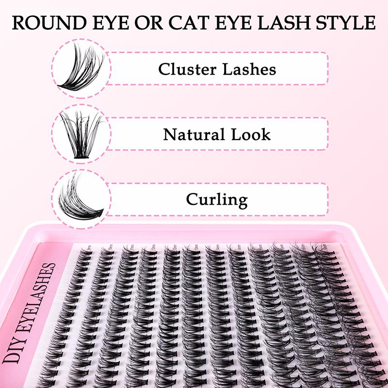 ชุดต่อขนตาแบบธรรมชาติ Natural  - Eyelash Extension Cluster บทวิจารณ์และราคา