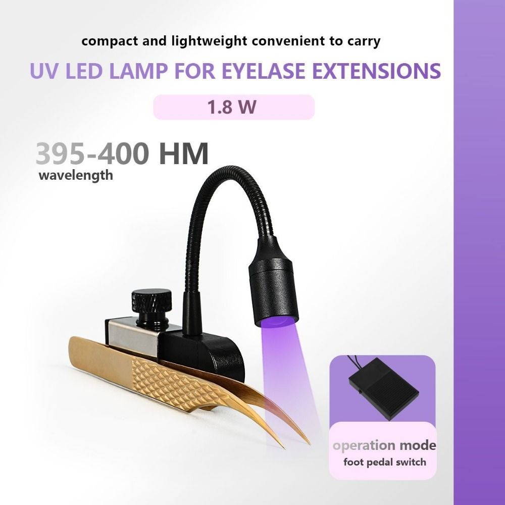 ไฟยูวีพกพาสำหรับต่อขนตา แบบมือ - Eyelash Extension Uv บทวิจารณ์และราคา