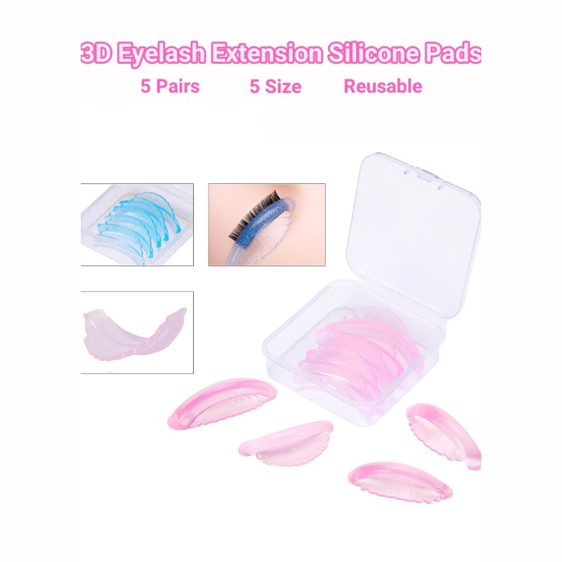 แผ่นดัดขนตา 5 คู่ แบบซิลิโคน ร - Eyelash Extension C Curl บทวิจารณ์และราคา