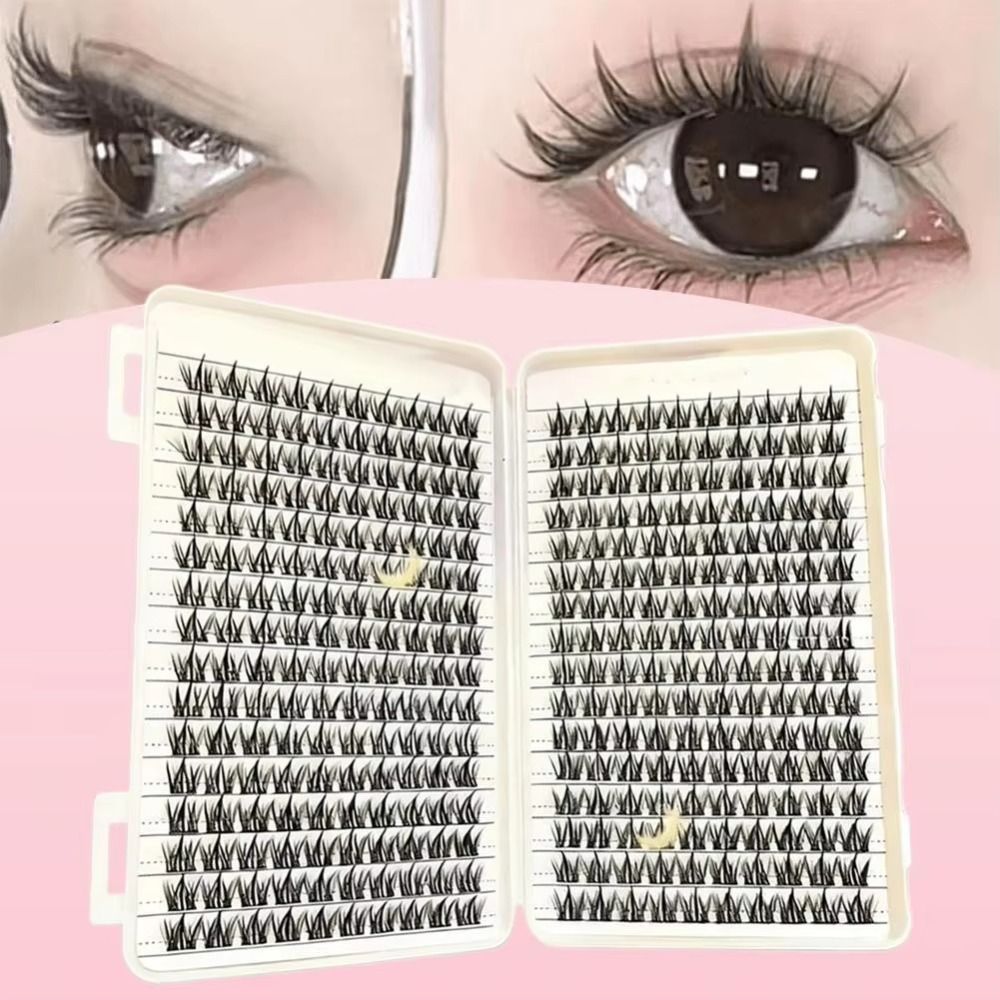 ขนตาปลอมลุคธรรมชาติ ดีไซน์แบบค - Eyelash Extension Cluster บทวิจารณ์และราคา