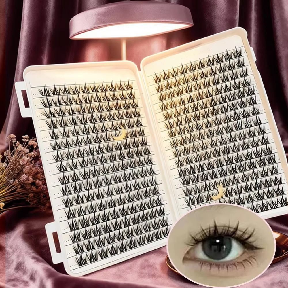 ขนตาปลอมลุคธรรมชาติ ดีไซน์แบบค - Eyelash Extension Cluster บทวิจารณ์และราคา