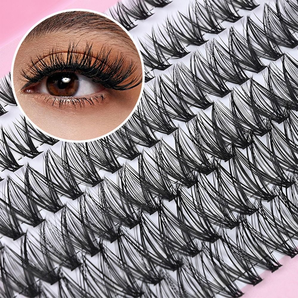 ขนตาปลอมแบบธรรมชาติ 12 แถว สไต - Eyelash Extension Cluster บทวิจารณ์และราคา