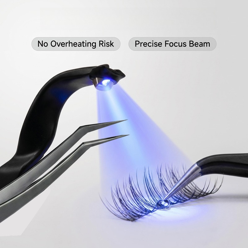 แถบแสงยูวีบางแบบใช้เท้าเหยียบ  - Eyelash Extension Uv Glue บทวิจารณ์และราคา