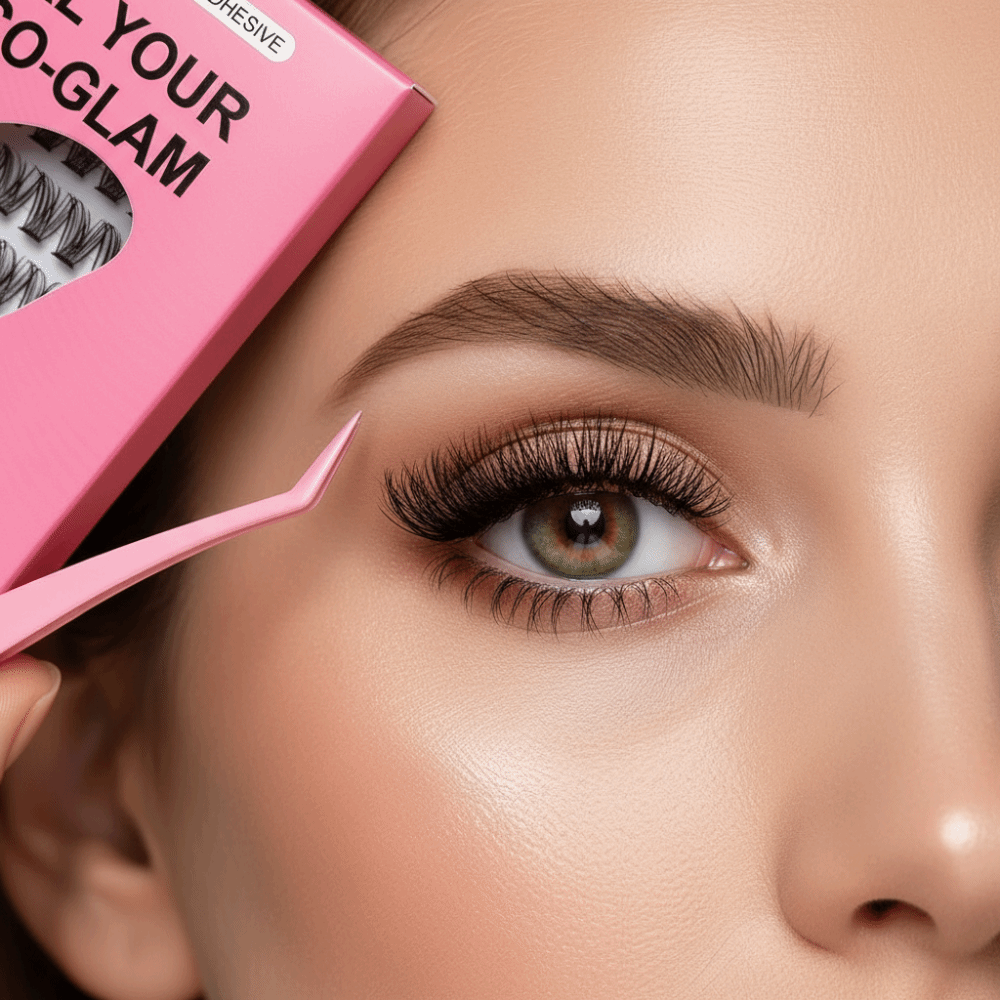 ชุดต่อขนตา DIY แบบธรรมชาติ ขนต - Eyelash Extension Cluster บทวิจารณ์และราคา