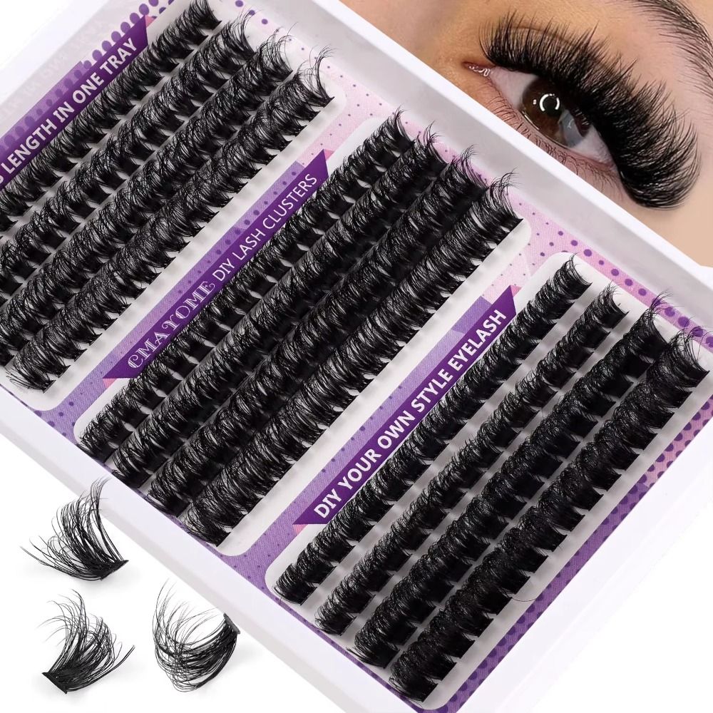ขนตาปลอมแบบธรรมชาติ สไตล์ Wisp - Eyelash Extension Cluster บทวิจารณ์และราคา