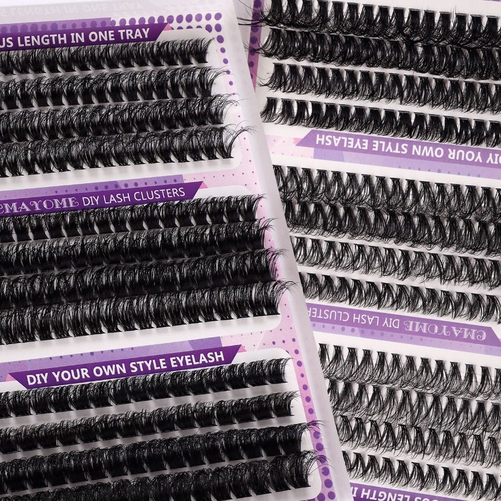 ขนตาปลอมแบบธรรมชาติ สไตล์ Wisp - Eyelash Extension Cluster บทวิจารณ์และราคา