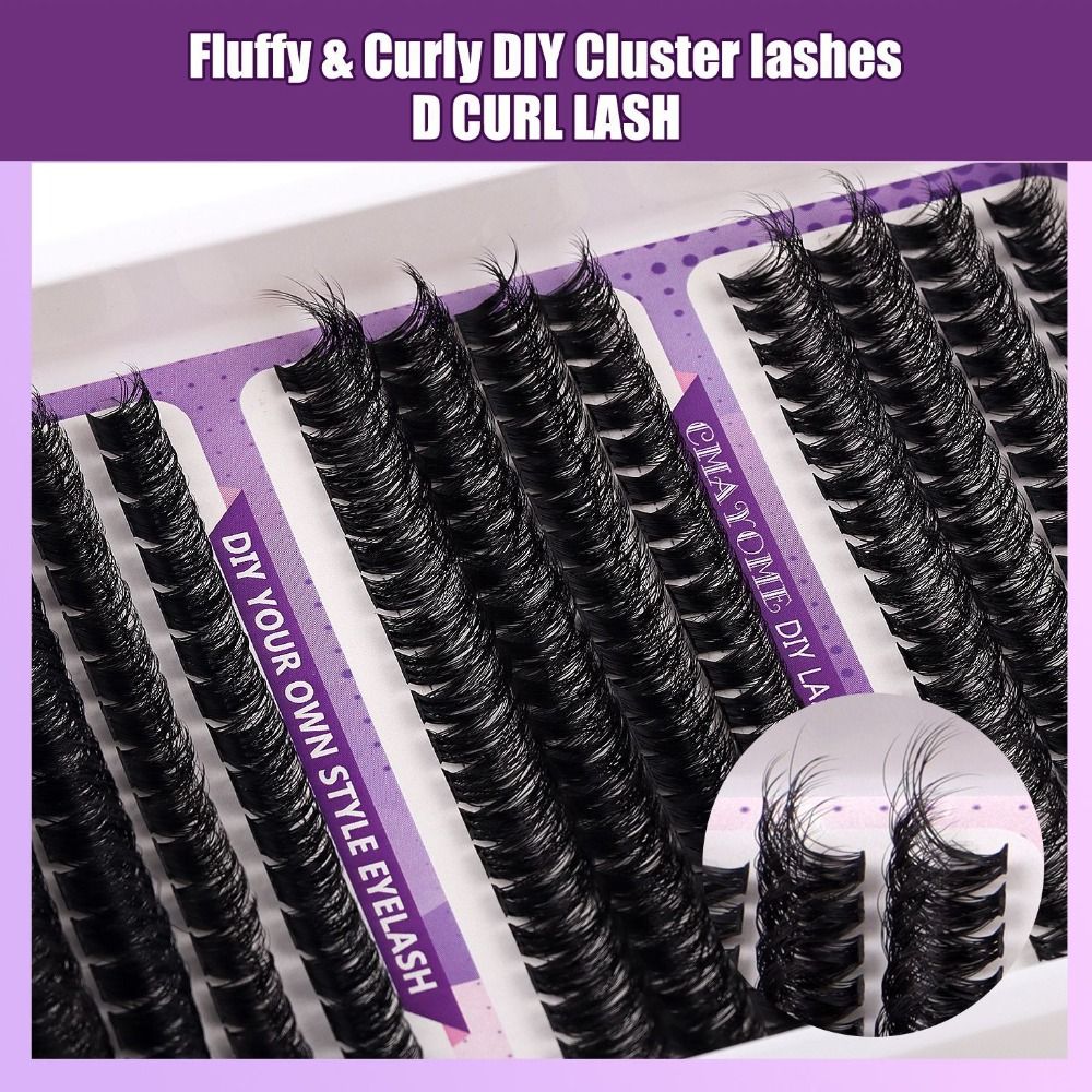 ขนตาปลอมแบบธรรมชาติ สไตล์ Wisp - Eyelash Extension Cluster บทวิจารณ์และราคา