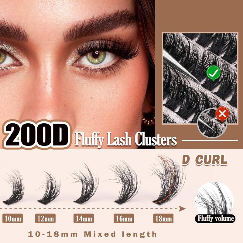 ขนตาปลอมแบบหนาฟู รุ่นใหม่ สำหร - Eyelash Extension Cluster บทวิจารณ์และราคา