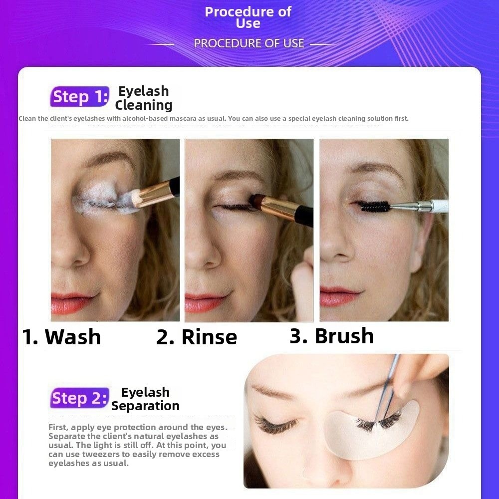 ไฟยูวีแบบพกพาสำหรับต่อขนตา แหน - Eyelash Extension Uv บทวิจารณ์และราคา