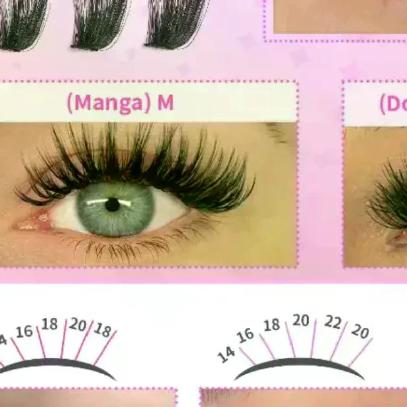 ชุดต่อขนตาแบบกลุ่ม ขนตาปลอมแบบ - Eyelash Extension Cluster บทวิจารณ์และราคา