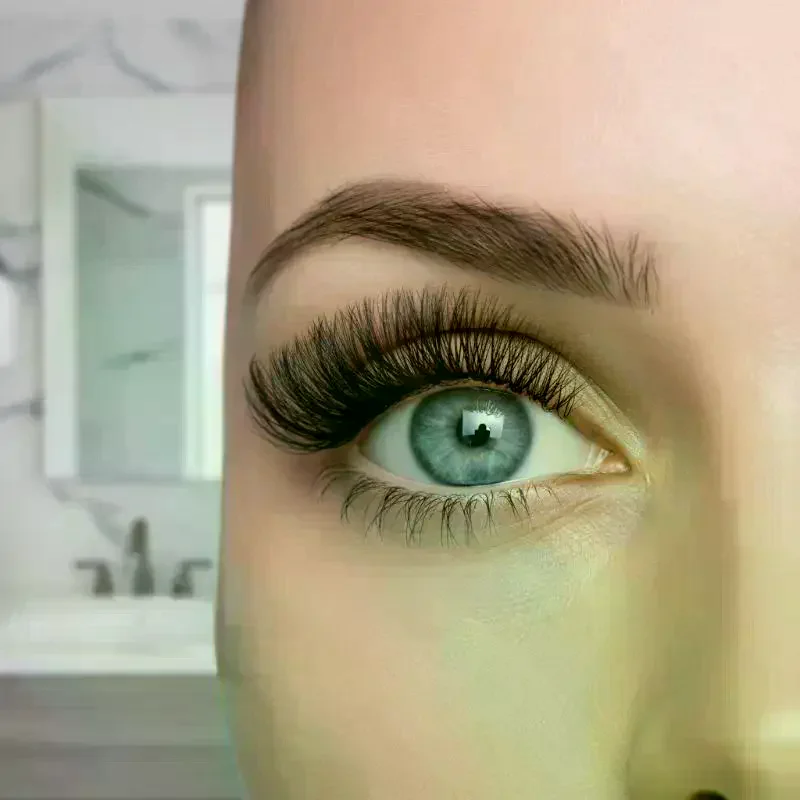 ชุดต่อขนตาแบบกลุ่ม ขนตาปลอมแบบ - Eyelash Extension Cluster บทวิจารณ์และราคา