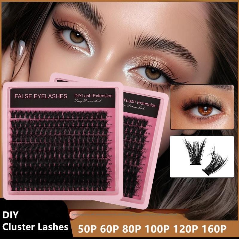 ขนตาปลอมแบบหนาฟู 10 แถว 140 ช่ - Eyelash Extension Cluster บทวิจารณ์และราคา
