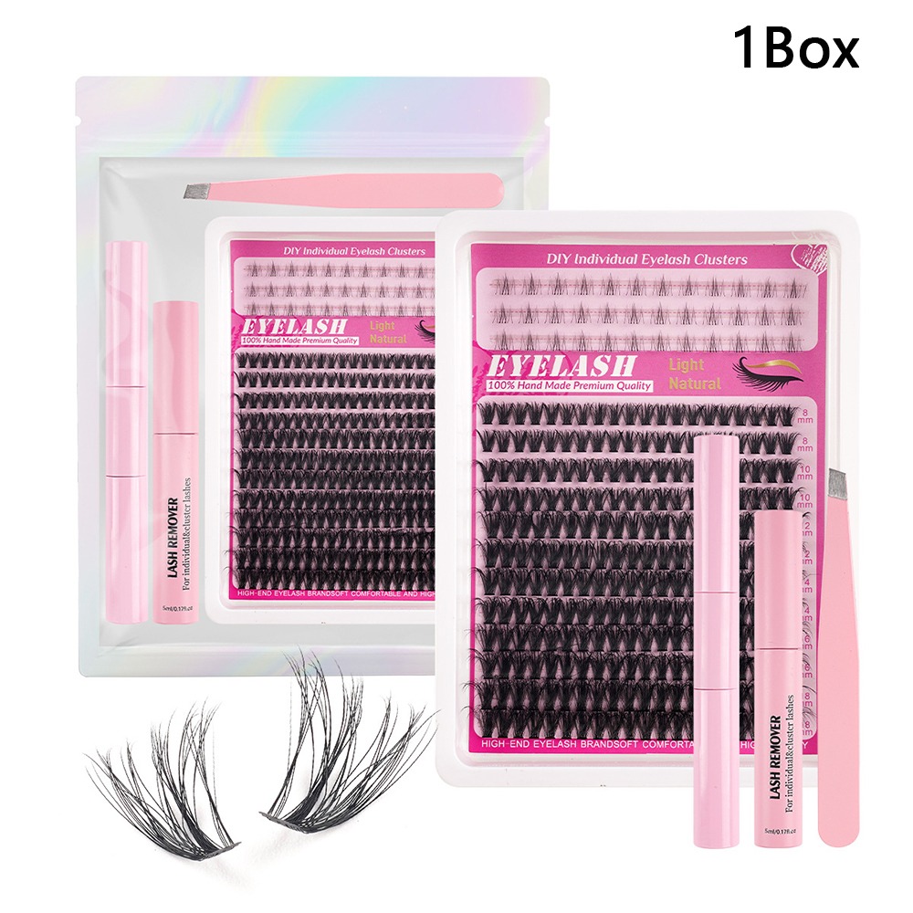 ขนตาปลอมแบบธรรมชาติ ความยาว 8- - Eyelash Extension Cluster บทวิจารณ์และราคา