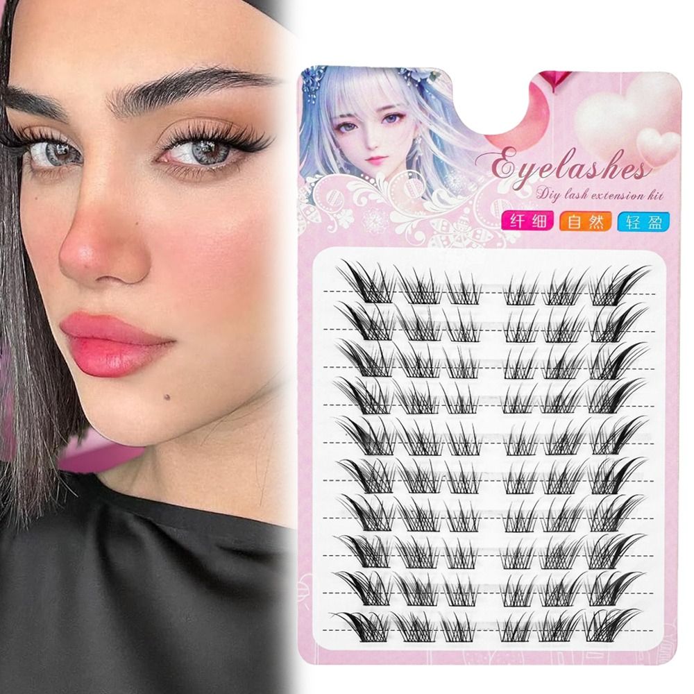 ขนตาปลอมแบบกลุ่ม 3 มิติ ทรงแคท - Eyelash Extension C Curl บทวิจารณ์และราคา