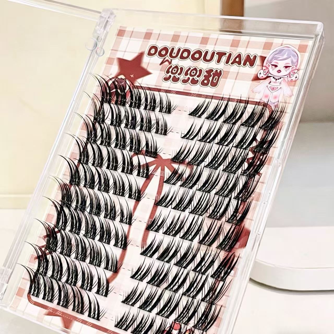 ขนตาปลอมแบบปีกฟ็อกซ์ Doudoutia - Eyelash Extension Douyin บทวิจารณ์และราคา